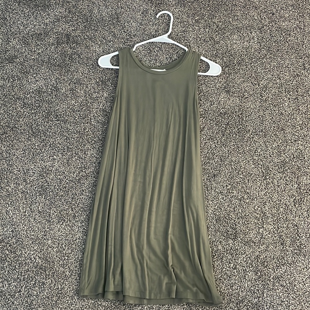 Long Green Dress (small) - Forever 21